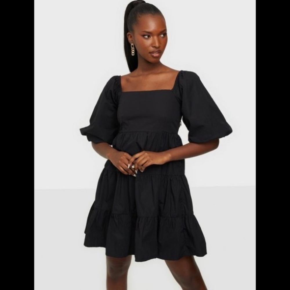 Faithfull the Brand Black Mini Dress